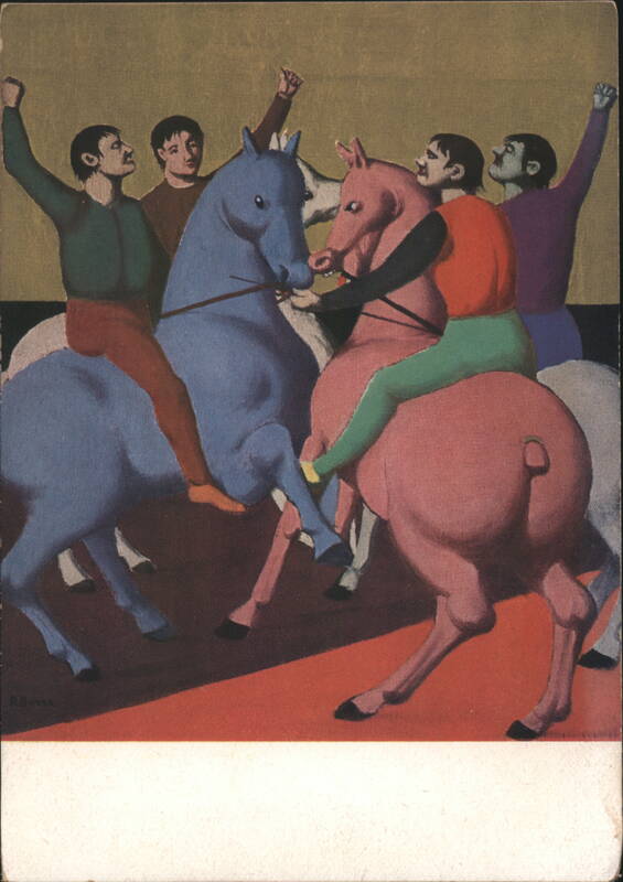 I cavalieri (The Horsemen), by Pompeo Borra, 1949 Art