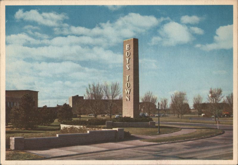 Pylon and Entrance, Boys Town, Nebraska