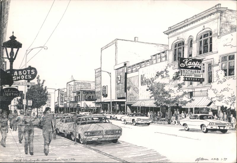 North Washington Street, Green Bay, WI, Summer 1966 Wisconsin