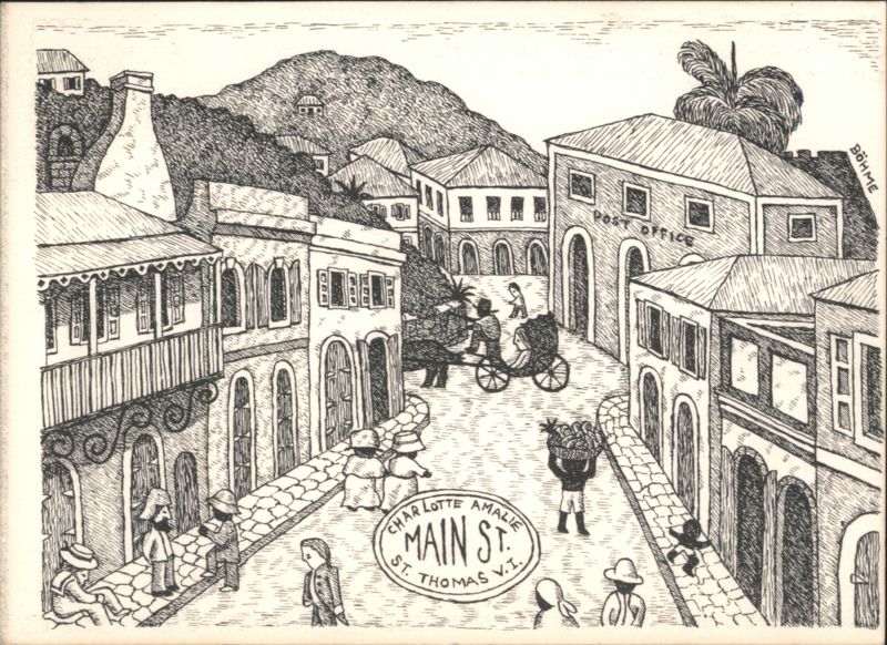 Main Street, Charlotte Amalie, St. Thomas, V.I. Virgin Islands