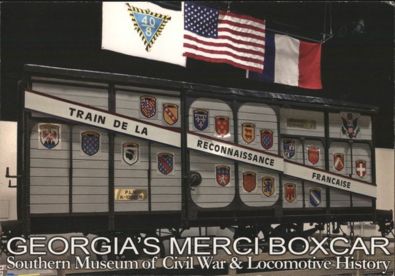Georgia's Merci Boxcar, Train de la Reconnaissance Kennesaw