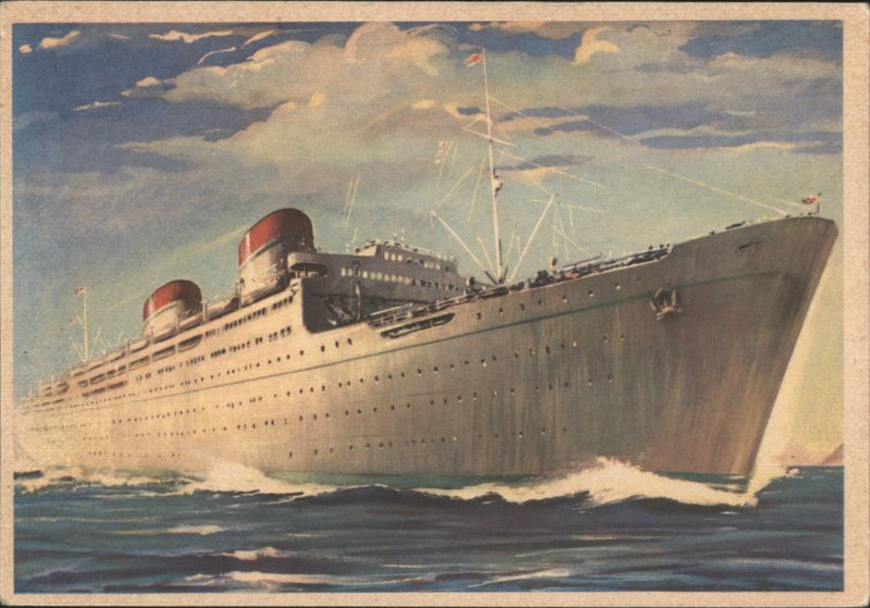 Italia Line Ocean Liners Conte Grande & Conte Biancamano