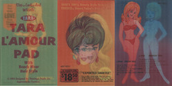 set of 3: Tara L'Amour Pad 3D Lenticular Miracle Card by Fiorucci Postcard