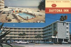 The Daytona Inn, Daytona Beach, Florida Postcard