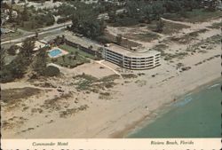 Commander Motel, Riviera Beach, Florida Postcard