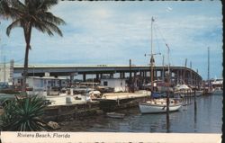 Bridge over Intracoastal Waterway, Riviera Beach Postcard