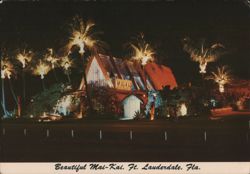 Mai-Kai Polynesian Restaurant at Night Postcard
