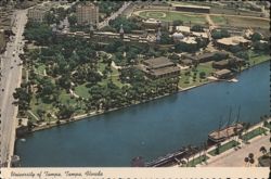 Aerial View of the Historic University of Tampa Postcard