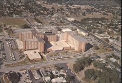 Aerial view of Lakeland and Lakeland General Hospital Postcard