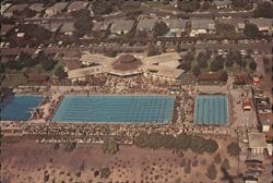 Aerial View of Santa Clara International Swim Center Postcard