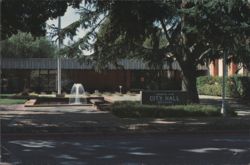 Mountain View Old City Hall and Fountain, 540 Castro Postcard