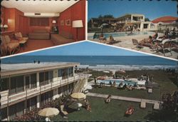 Surf 'n Sand Motel, Oceanfront Views, Vero Beach, FL Postcard