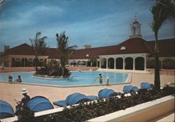 John's Island Beach Club Pool, Vero Beach, Florida Postcard