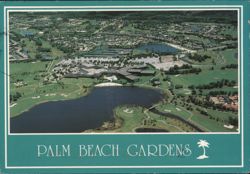 Aerial View, PGA National Resort and Spa, Palm Beach Gardens Postcard