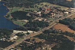 Aerial View, Saint Leo College and Abbey Postcard