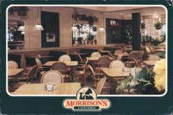 Interior of Morrison's Cafeteria, Sarasota Square Mall Postcard