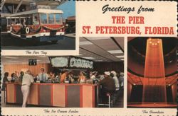 Views of The Pier, St. Petersburg, Florida Postcard