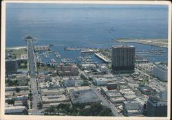 St. Petersburg Waterfront and 'Million Dollar Pier' Postcard