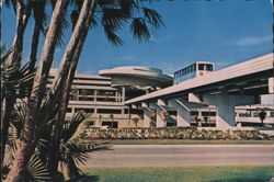 Tampa International Airport with Elevated Shuttle Tram Postcard