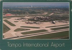 Aerial View of Tampa International Airport Postcard