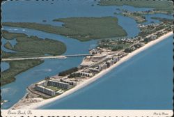 Aerial View of Bonita Beach and Causeway Postcard