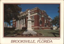 Hernando County Courthouse, Brooksville, Florida Postcard