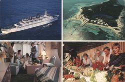Admiral Cruises, The Emerald Seas Ship Postcard