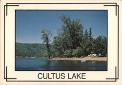 Camping and Recreation at Cultus Lake Postcard