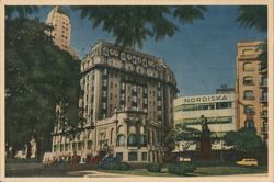 Esteban Echeverría's Monument, Charcas & Florida Streets Postcard
