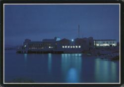 Monterey Bay Aquarium at Night Postcard