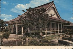 Buddhist Temple, San Jose, California Postcard