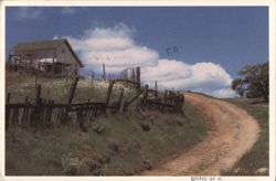 Historic Cowell Ranch Building, UC Santa Cruz Campus Postcard