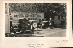 Jack Stout Company Auto Repair Shop, Sonora, CA Original Photograph