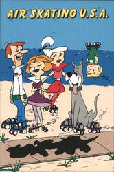 The Jetsons 'Air Skating U.S.A.' Postcard