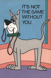 Astro from The Jetsons, 'It's Not The Same Without You' Postcard