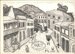 Main Street, Charlotte Amalie, St. Thomas, V.I. Postcard