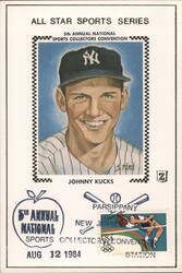 Johnny Kucks, New York Yankees, All Star Sports Series First Day Cover