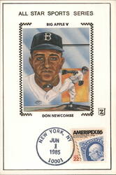 Don Newcombe, All Star Sports Series, Big Apple V First Day Cover
