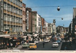 O'Connell Street, Limerick City, Ireland Postcard