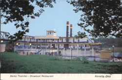 Becky Thatcher - Showboat Restaurant Postcard