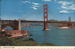 Golden Gate Bridge, San Francisco California Postcard Postcard Postcard