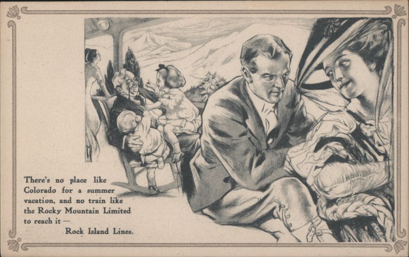 Rocky Mountain Limited Train to Colorado for Summer Vacation