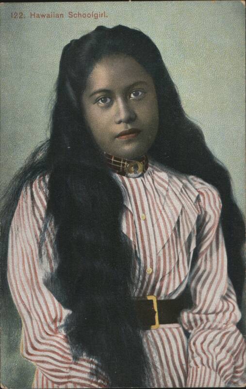 Hawaiian Schoolgirl Portrait
