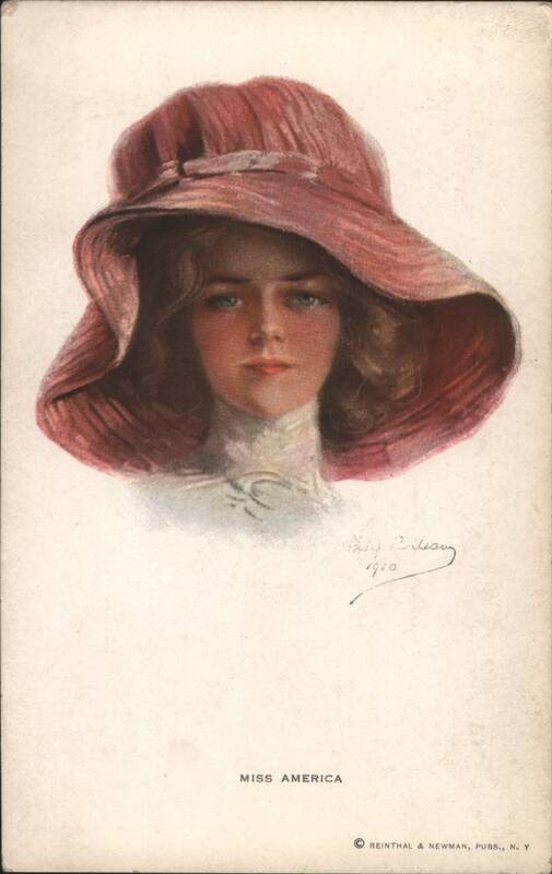 Miss America. Painted portrait by Philip Boileau 1910