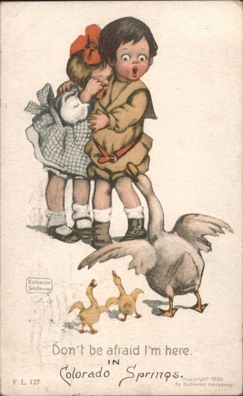 Scared Children and Geese, 'Don't be afraid I'm here'