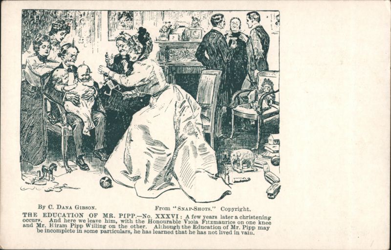 C. Dana Gibson's The Education of Mr. Pipp: Christening Scene