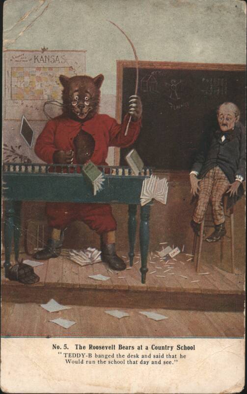 The Roosevelt Bears at a Country School - Teddy-B Runs the Class