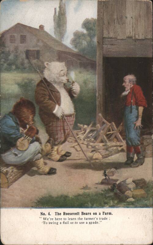 Roosevelt Bears on a Farm Learning Farmer's Trade Dressed Animals