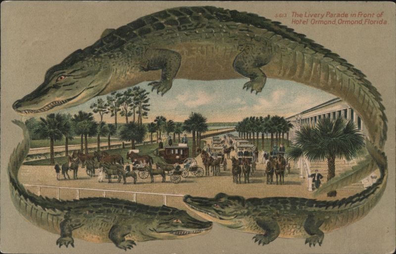 Alligator Border S613 Livery Parade in Front of Hotel Ormond, Ormond, Florida