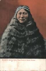 Newarluk, Eskimo Belle, Cape Prince of Wales, Alaska Postcard